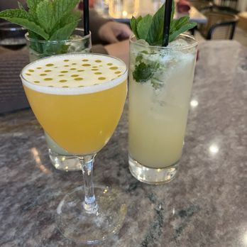 Flora - Cantaloupe cocktail and lychee spritz - Breakfast & Brunch Near Me - San Diego, California