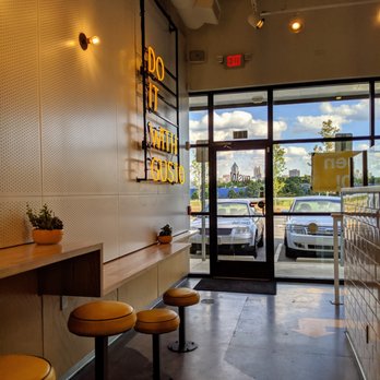 gusto! West Midtown - Inside. Facing Bishop St entrance. - Fast Food Near Me - Atlanta, Georgia gusto! West Midtown - Inside. Facing Bishop St entrance. - Fast Food Near Me - Atlanta, Georgia