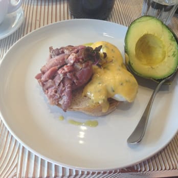 Top Paddock Cafe - Eggs Benedict with ham hock and a side of avocado - Cafes Near Me - Richmond, VIC Top Paddock Cafe - Eggs Benedict with ham hock and a side of avocado - Cafes Near Me - Richmond, VIC