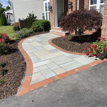 Elvira Landscaping - Flagstone walkway - Landscaping Near Me - Winchester, Virginia Elvira Landscaping - Flagstone walkway - Landscaping Near Me - Winchester, Virginia