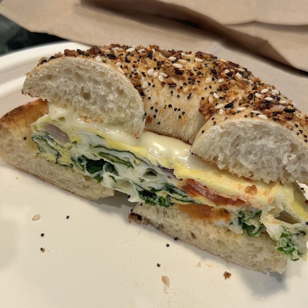 Iris Bagel and Coffee House - Popeye scrambler - Bagels Near Me - Arlington, Texas