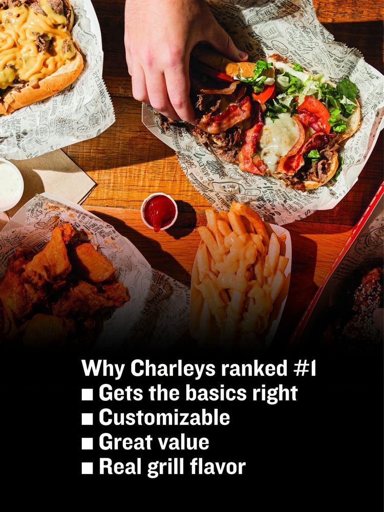 Food from Charleys Cheesesteaks