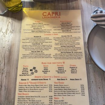 Capri Lasagneria - Italian Near Me - Burlingame, California