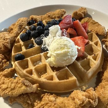 Uptown Kitchen & Bar - Chicken and waffles :) - Breakfast & Brunch Near Me - Jacksonville, Florida Uptown Kitchen & Bar - Chicken and waffles :) - Breakfast & Brunch Near Me - Jacksonville, Florida