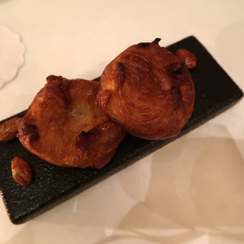 Le Cinq - kouign amann that came AFTER dessert...zero space for it - French Near Me Le Cinq - kouign amann that came AFTER dessert...zero space for it - French Near Me
