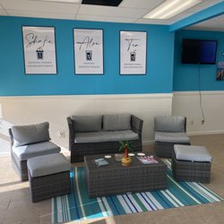 Indoor seating area