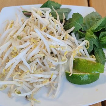 Anchi A La Carte - Side for Pho. Stole the jalapenos for the Bahn Mi! - Vietnamese Near Me - Amherst, New York