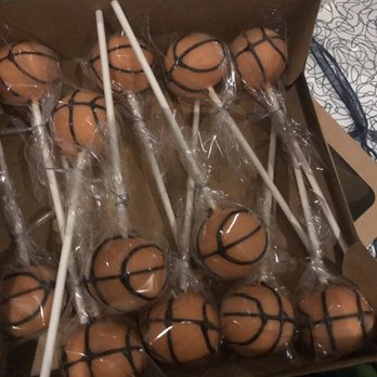 Stick a Cake In It - Basketball cake pops - Desserts Near Me Stick a Cake In It - Basketball cake pops - Desserts Near Me