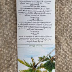 Vitamin Sea Spa - Prices