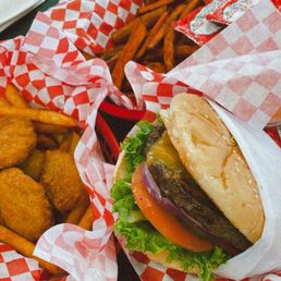 Classic burger! So good!