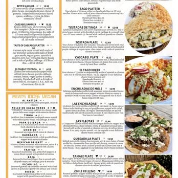 Cascabel - Menu - Vegan Near Me - Houston, Texas Cascabel - Menu - Vegan Near Me - Houston, Texas