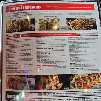 Rock N Roll Sushi - Menu - Sushi Bars Near Me - Goodyear, Arizona Rock N Roll Sushi - Menu - Sushi Bars Near Me - Goodyear, Arizona