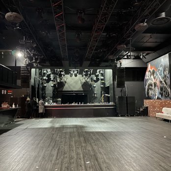 The Axis Club - Inside of the club from the entrance at the back. Taken after closing with house lights turned on. Dec 2023 - Music Venues Near Me - Toronto, Ontario The Axis Club - Inside of the club from the entrance at the back. Taken after closing with house lights turned on. Dec 2023 - Music Venues Near Me - Toronto, Ontario