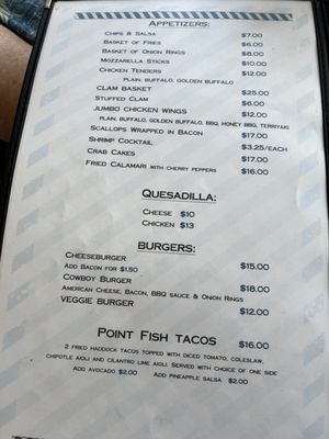 Menu photo 5 The Point Marshfield, MA