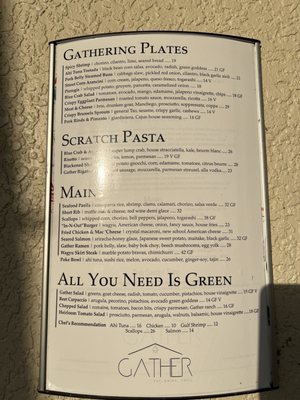 Menu photo 2 Gather Cape Coral, FL