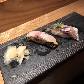 Sushi Kashiba - Hay-smoked mackerel, and a different mackerel - Japanese Near Me - Seattle, Washington