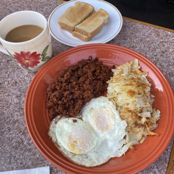 Apple Jack's Coffee Shop - Eggs, soy rizo and hash browns - Coffee & Tea Near Me - El Monte, California