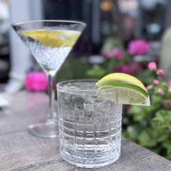 The Pocket - Hendricks, shaken ($22) + Hendricks w/ club soda ($18)