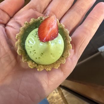 Pinecone Bakeshop Plus Cafe - matcha strawberry tart. - Coffee & Tea Near Me - Alhambra, California