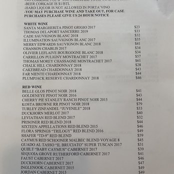 Porta’Vino - Wine List - Pizza Near Me - Houston, Texas Porta’Vino - Wine List - Pizza Near Me - Houston, Texas