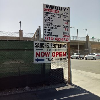 Sanchez Recycling - Pricing - Recycling Center Near Me - Placentia, California Sanchez Recycling - Pricing - Recycling Center Near Me - Placentia, California