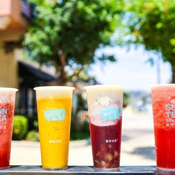 SunTea - Cheese Strawberry Boom Tea - Cheese Mango Boom Tea - Cheese Grape Boom Tea -Watermelon Boom Tea - Bubble Tea Near Me - Los Angeles, California