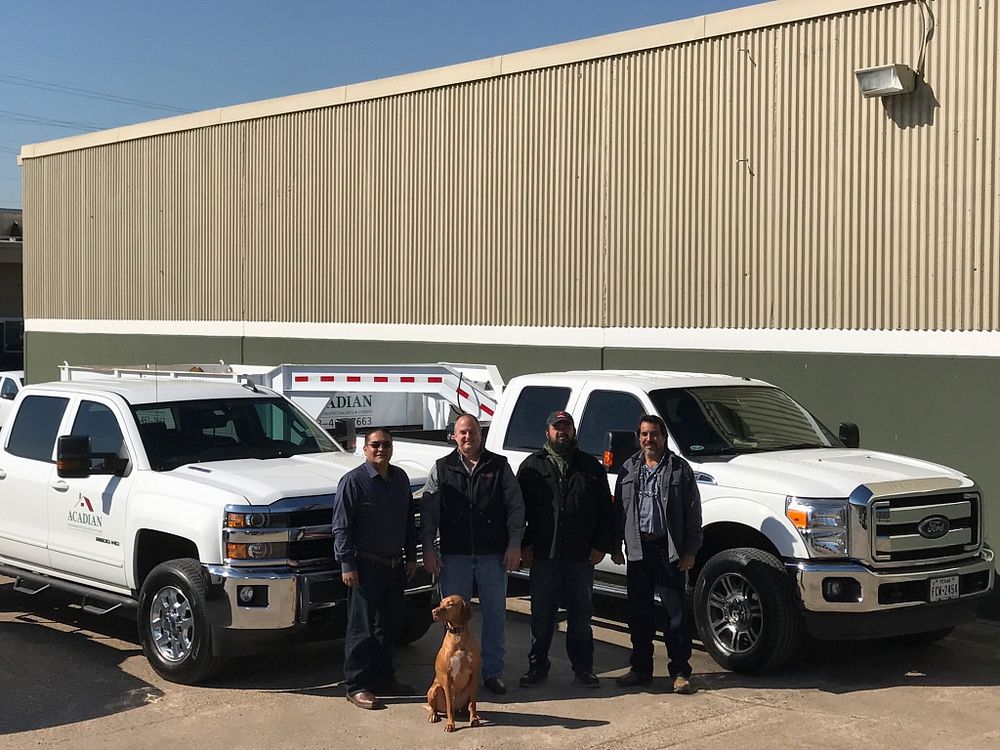 Slide of Acadian Roofing