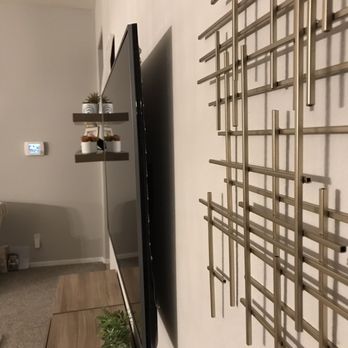 MediaVerge - LR install.  Tilt wall mount purchased on my own. - TV Mounting Near Me