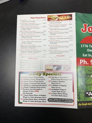Menu photo 5 Jonuzi's Pizza Denton, TX Menu photo 5 Jonuzi's Pizza Denton, TX