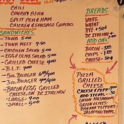 Soup Lady at the 412 Diner - Menu 5/15/24