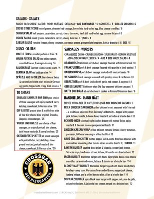 Menu photo 3 Crossbar Baltimore, MD
