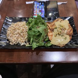 Large Salmon Platter w/coconut curry Large Salmon Platter w/coconut curry
