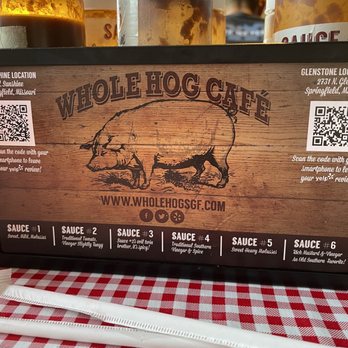 Whole Hog Cafe - Sauces - Barbeque Near Me - Springfield, Missouri