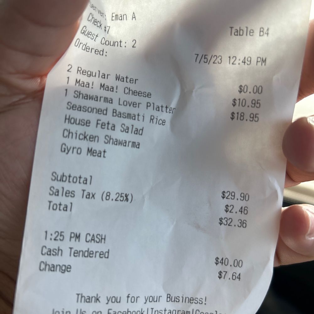 Zara’s Mediterranean Kitchen - Great prices for the amount of food you get. Literally fed 2 people. - Mediterranean Near Me - Spring, Texas Zara’s Mediterranean Kitchen - Great prices for the amount of food you get. Literally fed 2 people. - Mediterranean Near Me - Spring, Texas