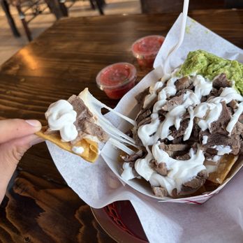 La Taqueria - Lengua Loaded Chips - Mexican Near Me - Turlock, California La Taqueria - Lengua Loaded Chips - Mexican Near Me - Turlock, California