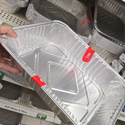 Dollar Tree - No full pans, only half pans! =(