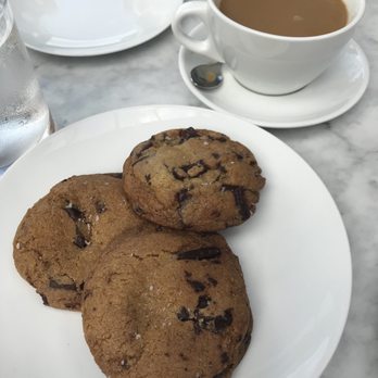 RH Rooftop Restaurant at RH West Palm - Fresh baked chocolate chip cookies   with Sea Salt!!! So delicious!!!!!! - Wine Bars Near Me - West Palm Beach, Florida