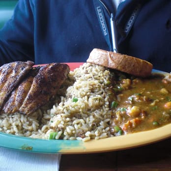 Boudreaux's - Blackened Catfish w/ Shrimp Ettouffee - Cajun/Creole Near Me - Houston, Texas
