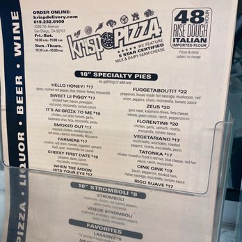 Krisp Pizza - Pizza Near Me - San Diego, California Krisp Pizza - Pizza Near Me - San Diego, California