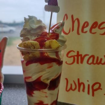 CJ’s Soft Serve - a strawberry sundae - Ice Cream & Frozen Yogurt Near Me - Culpeper, Virginia