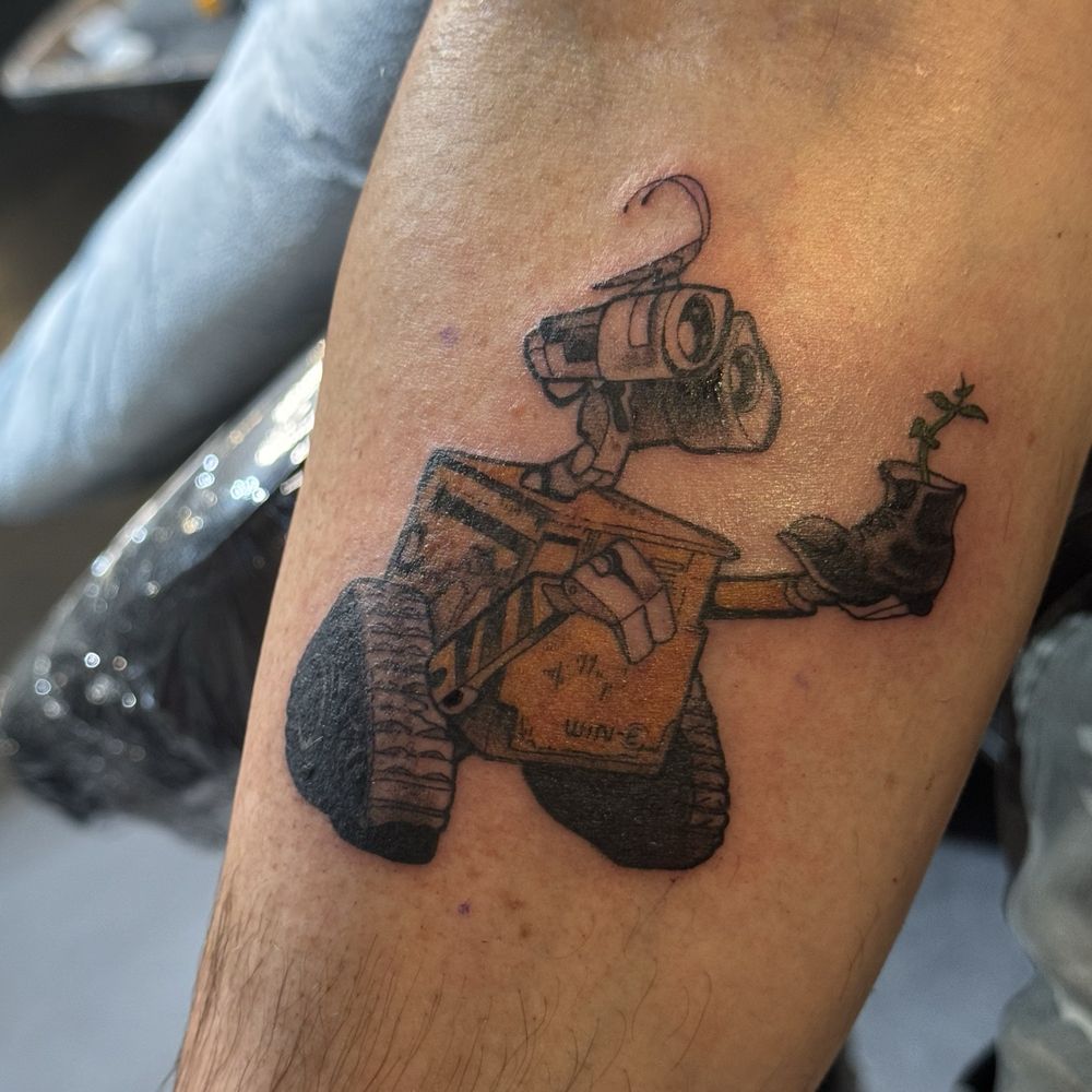 Tattoo Garden - Got this tattoo for my Granddaughter who loves Wall-E. - Tattoo Near Me - Everett, Washington Tattoo Garden - Got this tattoo for my Granddaughter who loves Wall-E. - Tattoo Near Me - Everett, Washington