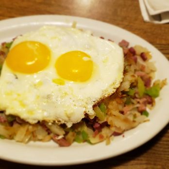 Lisbon Cafe - Big portion of homemade corn beef hash, no can crap. - Breakfast & Brunch Near Me - Milwaukee, Wisconsin Lisbon Cafe - Big portion of homemade corn beef hash, no can crap. - Breakfast & Brunch Near Me - Milwaukee, Wisconsin