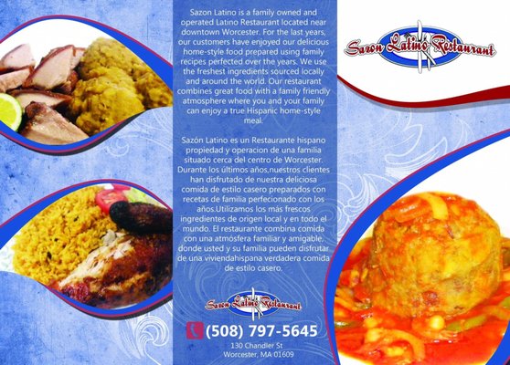 Menu photo 3 Sazon Latino Restaurant Worcester, MA