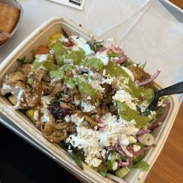 Keto bowl with chicken Keto bowl with chicken