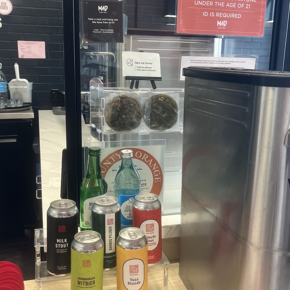 Mad Dumplings - Irvine - Drink offering - Asian Fusion Near Me - Irvine, California