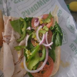 Subway - Very little Mustard, no Mayo or vinegar.