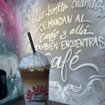Con Azucar Cafe - Iced Horchata Latte - Coffee & Tea Near Me - San Jose, California