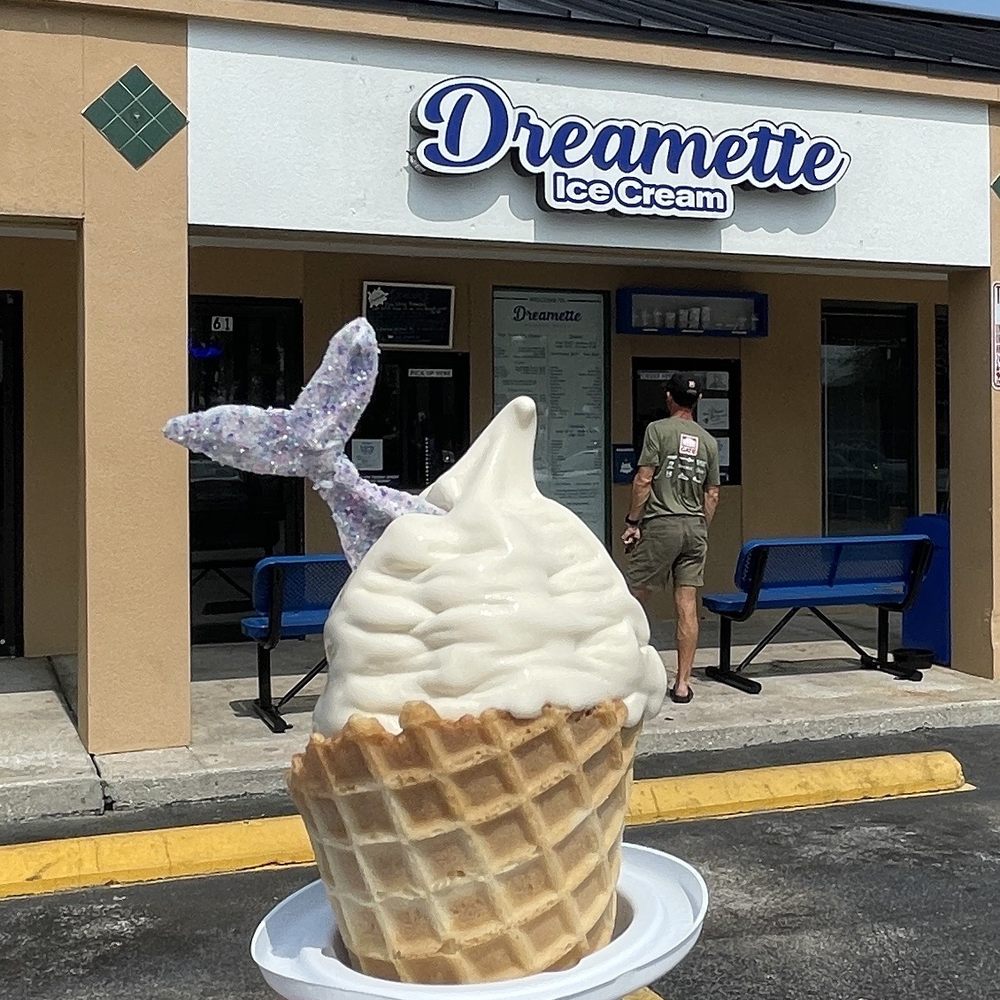 Dreamette Atlantic Beach - Biscoff soft serve w/ add-on mermaid tail - Ice Cream & Frozen Yogurt Near Me - Atlantic Beach, Florida Dreamette Atlantic Beach - Biscoff soft serve w/ add-on mermaid tail - Ice Cream & Frozen Yogurt Near Me - Atlantic Beach, Florida