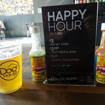 Dog Haus - HH menu, yucateco and beer. FIVE STARS. - Burgers Near Me - Carson, California