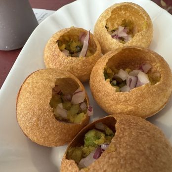 Tadka Indian Cuisine - Pani Puri Crispy fried delicate spheres - Indian Near Me - Honolulu, Hawaii Tadka Indian Cuisine - Pani Puri Crispy fried delicate spheres - Indian Near Me - Honolulu, Hawaii